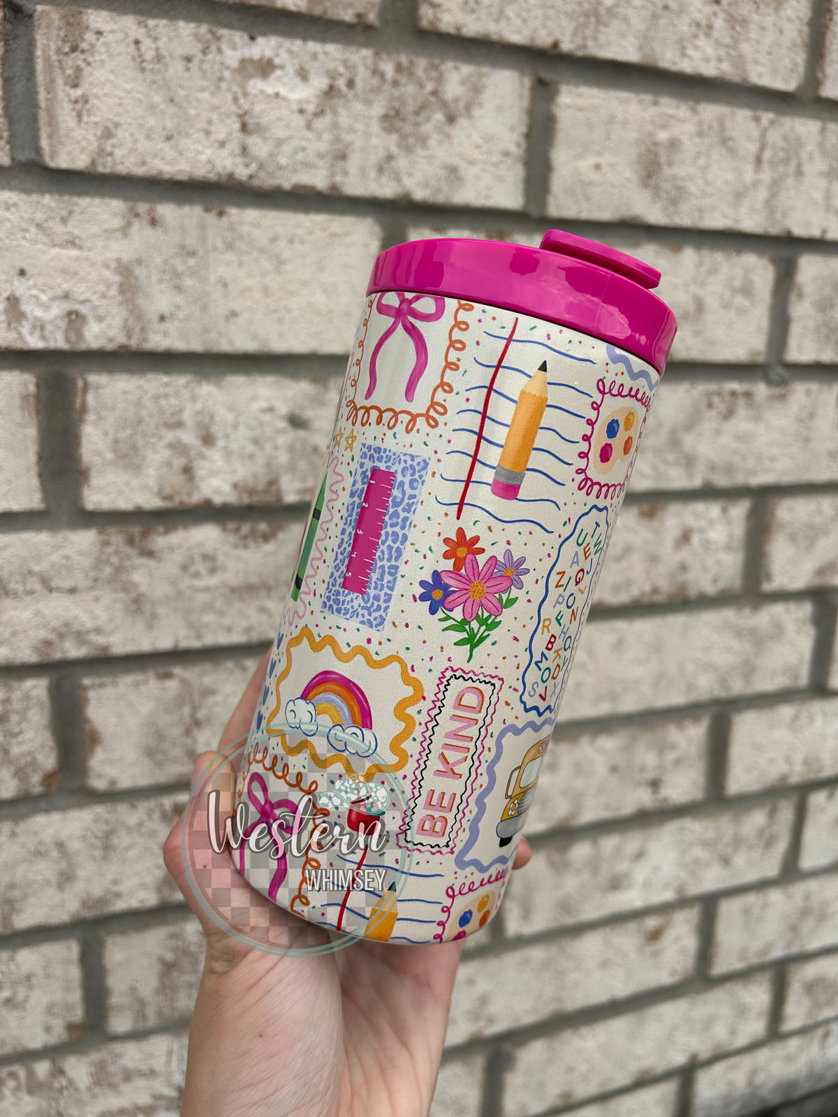 Teacher Drawings Stainless Steel Insulated Drink Koozie