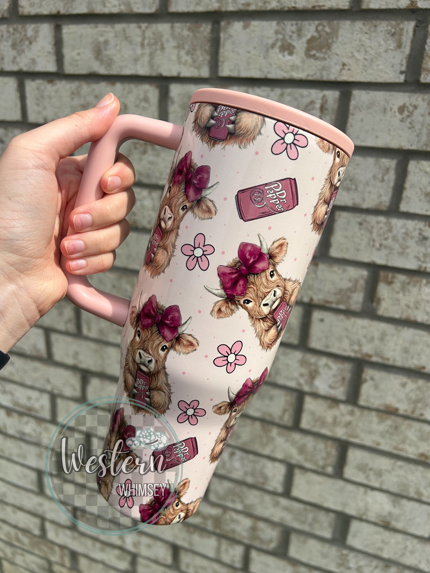 Cow & Dr Pepper Tumbler