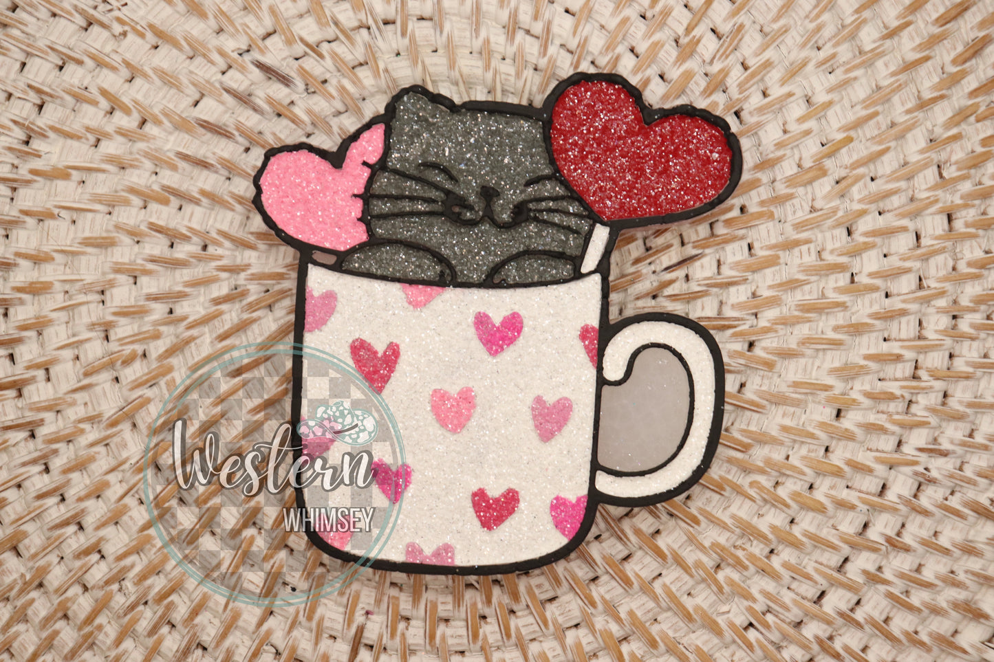 Cat in Heart Mug Freshie
