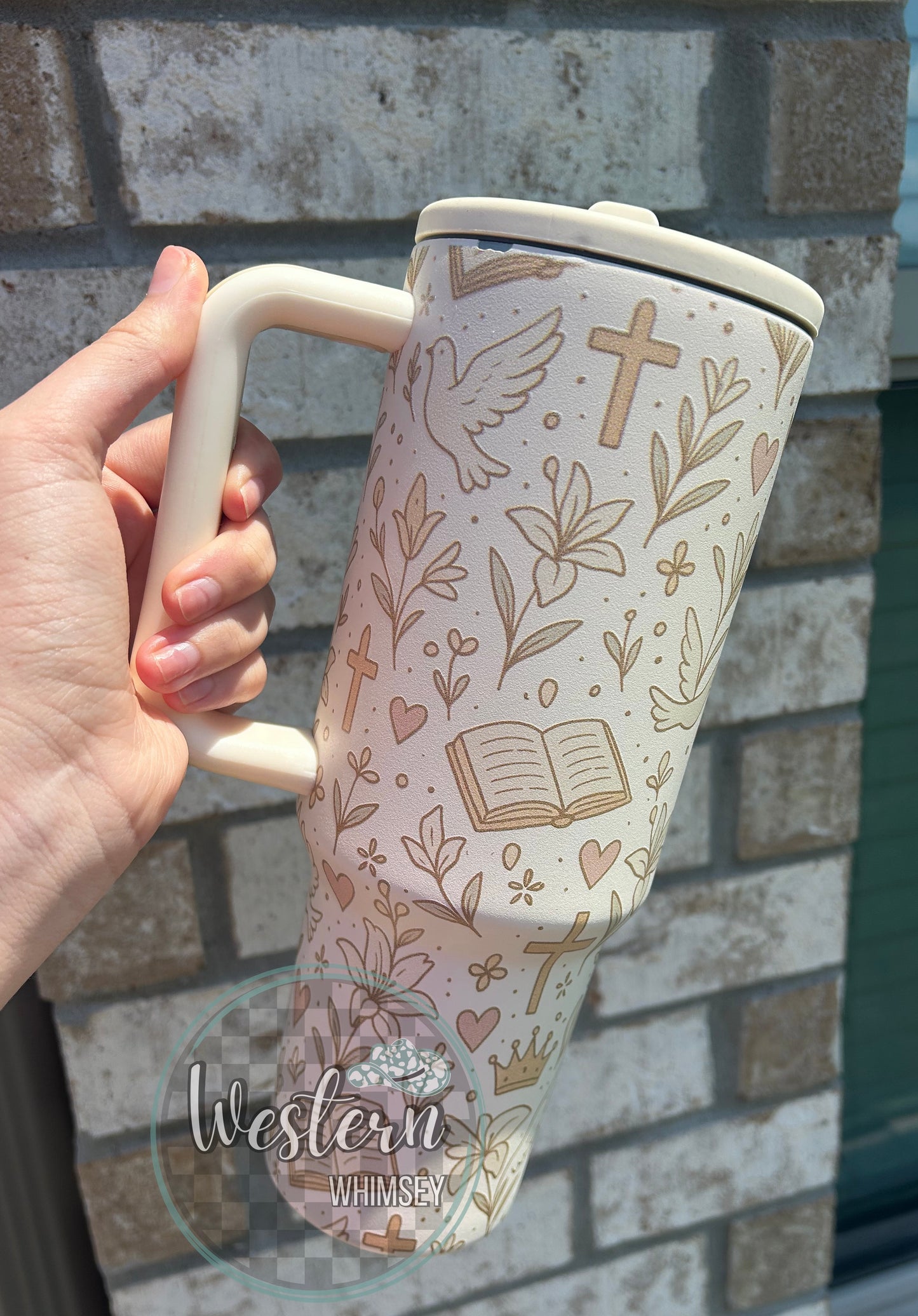 Floral Faith Tumbler