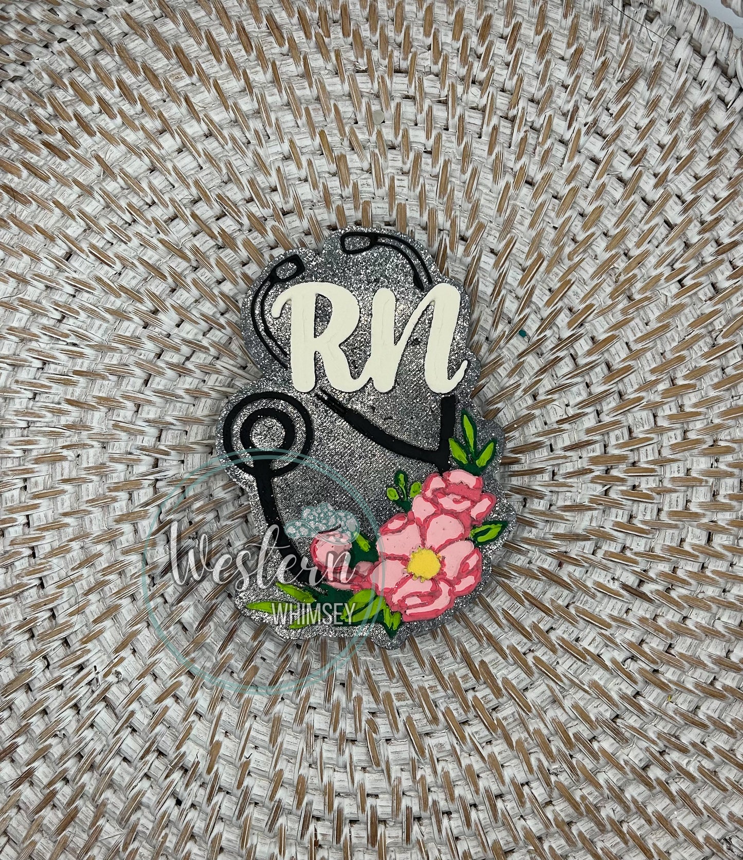 RN With Flowers Freshie