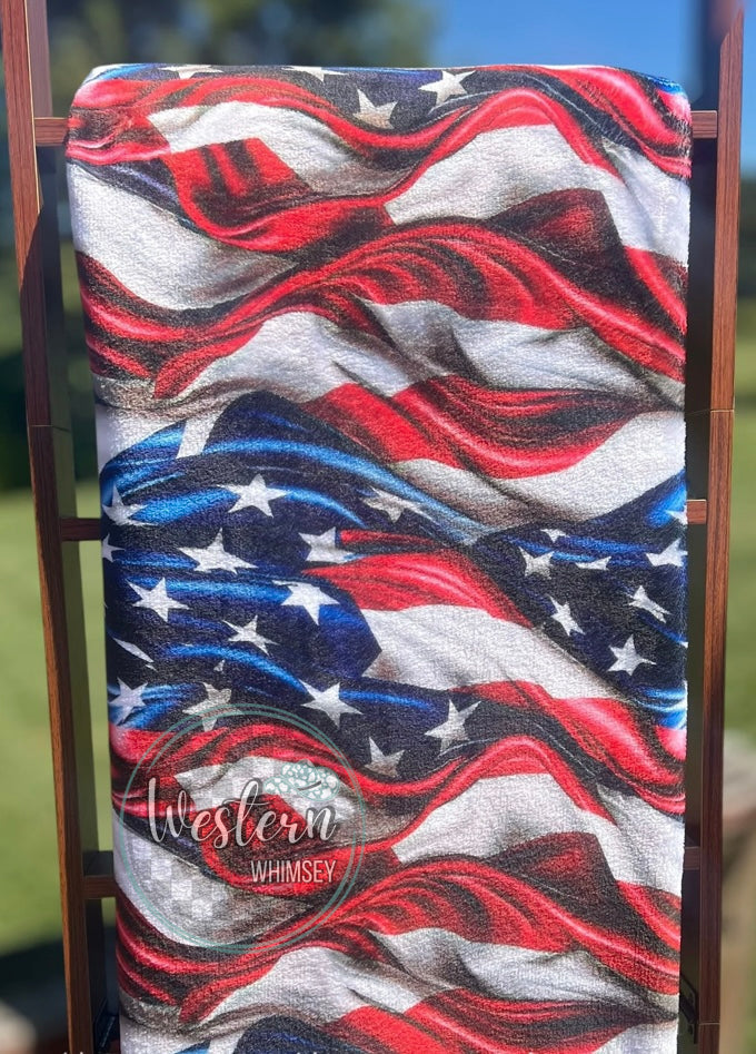 American Flag Blanket
