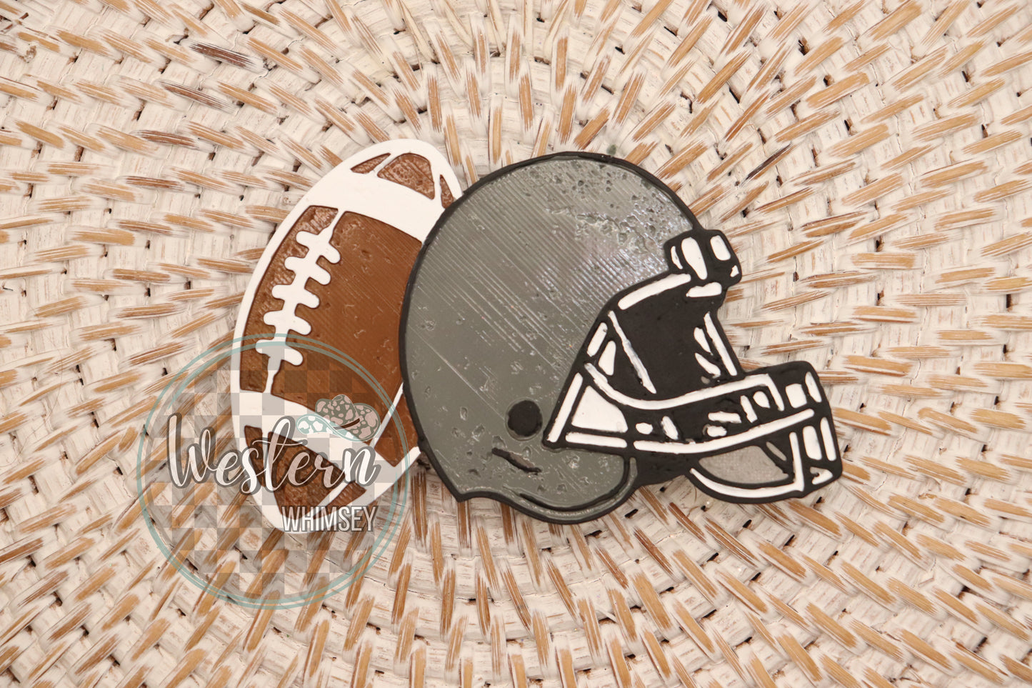 Football with Helmet Freshie