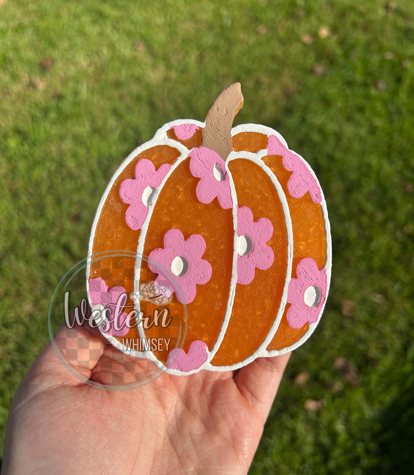 Floral Pumpkin Freshie