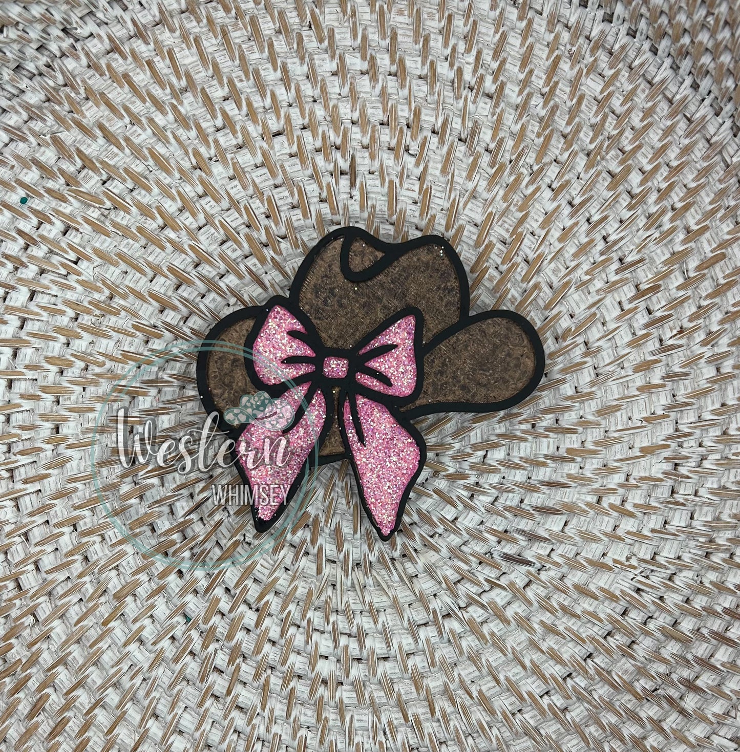 Cowboy Hat w/ Bow Freshie