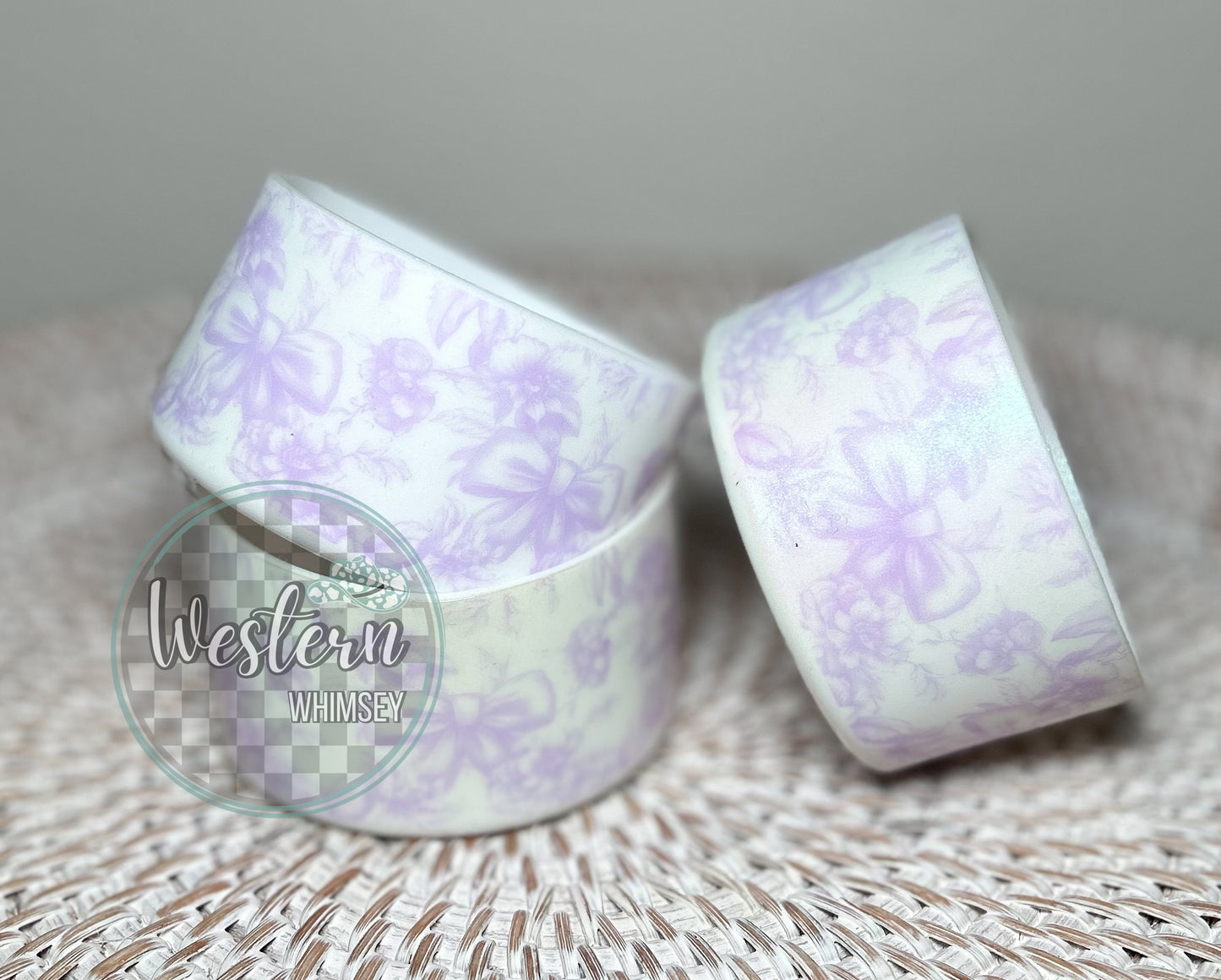 Purple Opal Bow Tumbler Boot