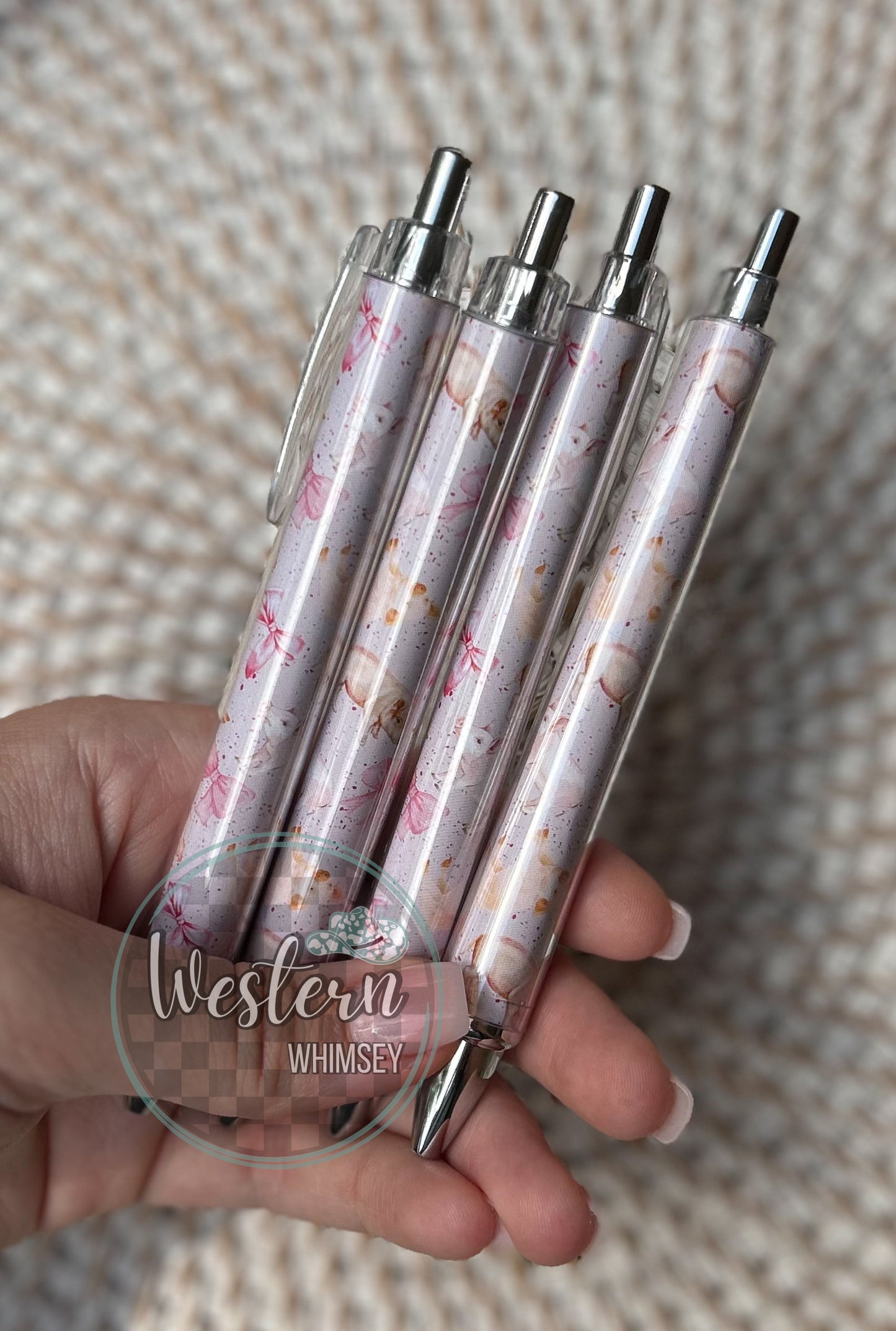 Coquette Pigs Printed Pen