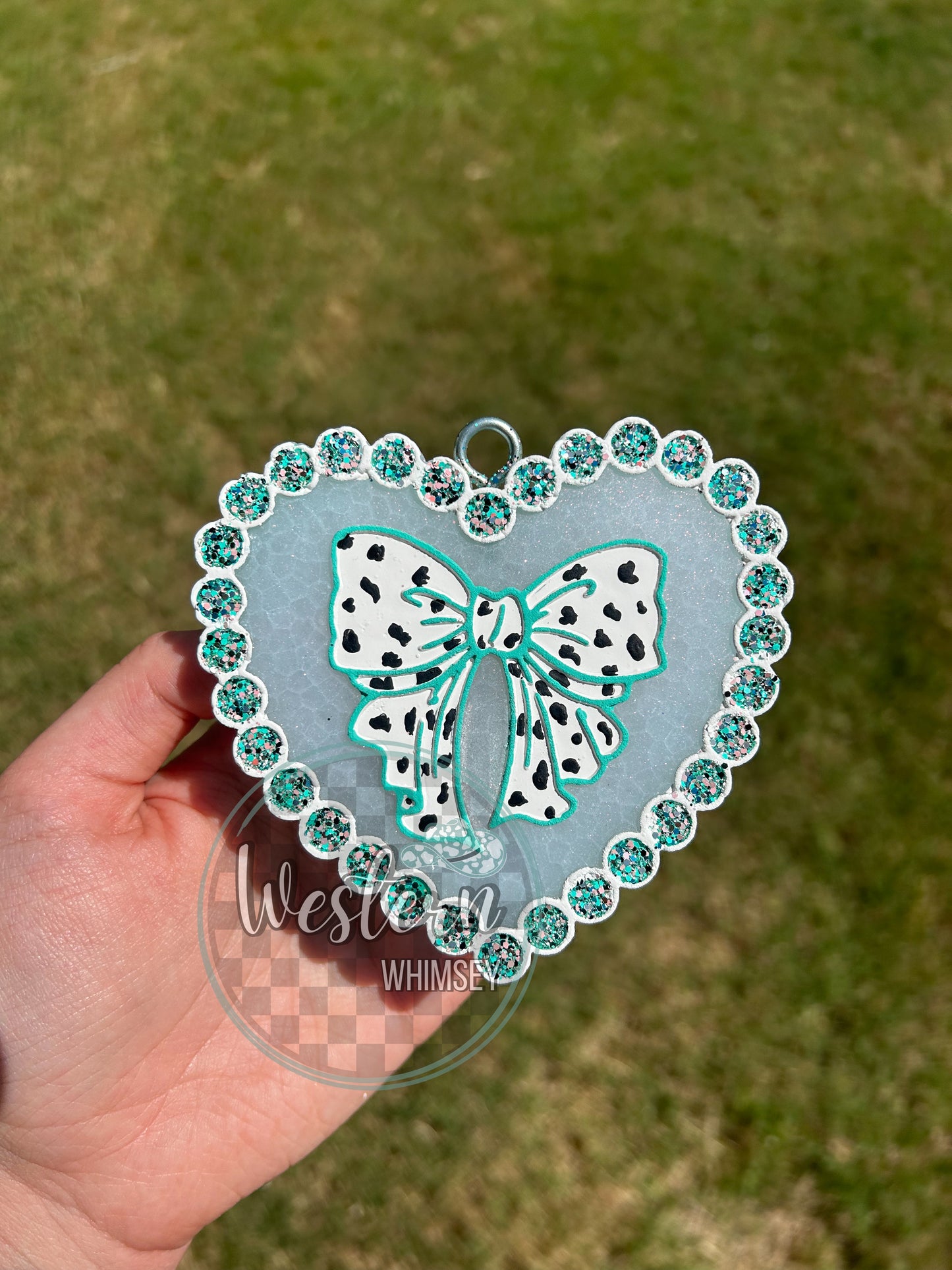 Bow in Heart Freshie