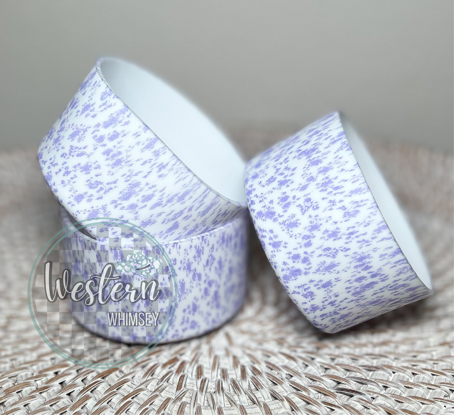 Purple Floral Tumbler Boot