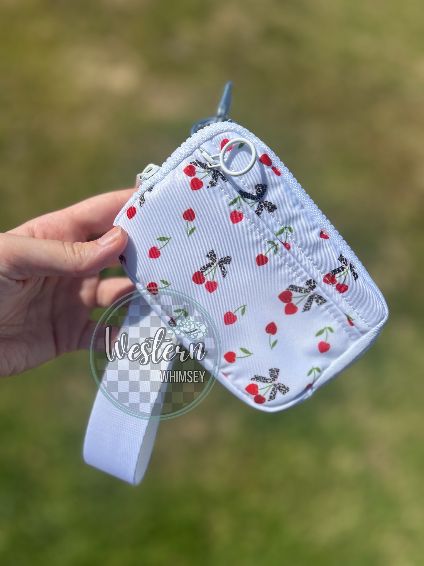 Cherry Wristlet Wallet