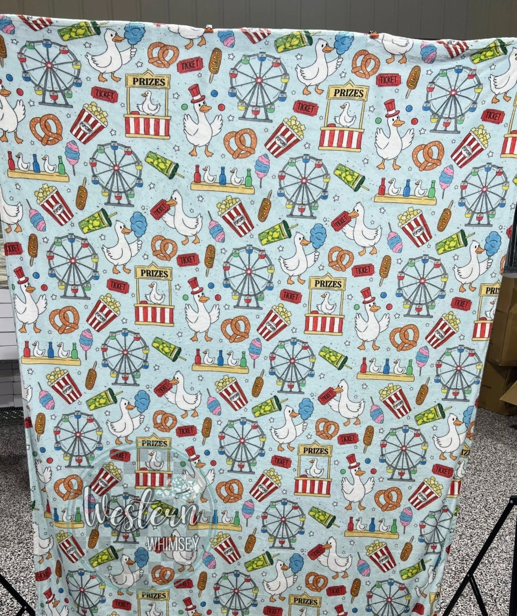 Carnival Goose Blanket