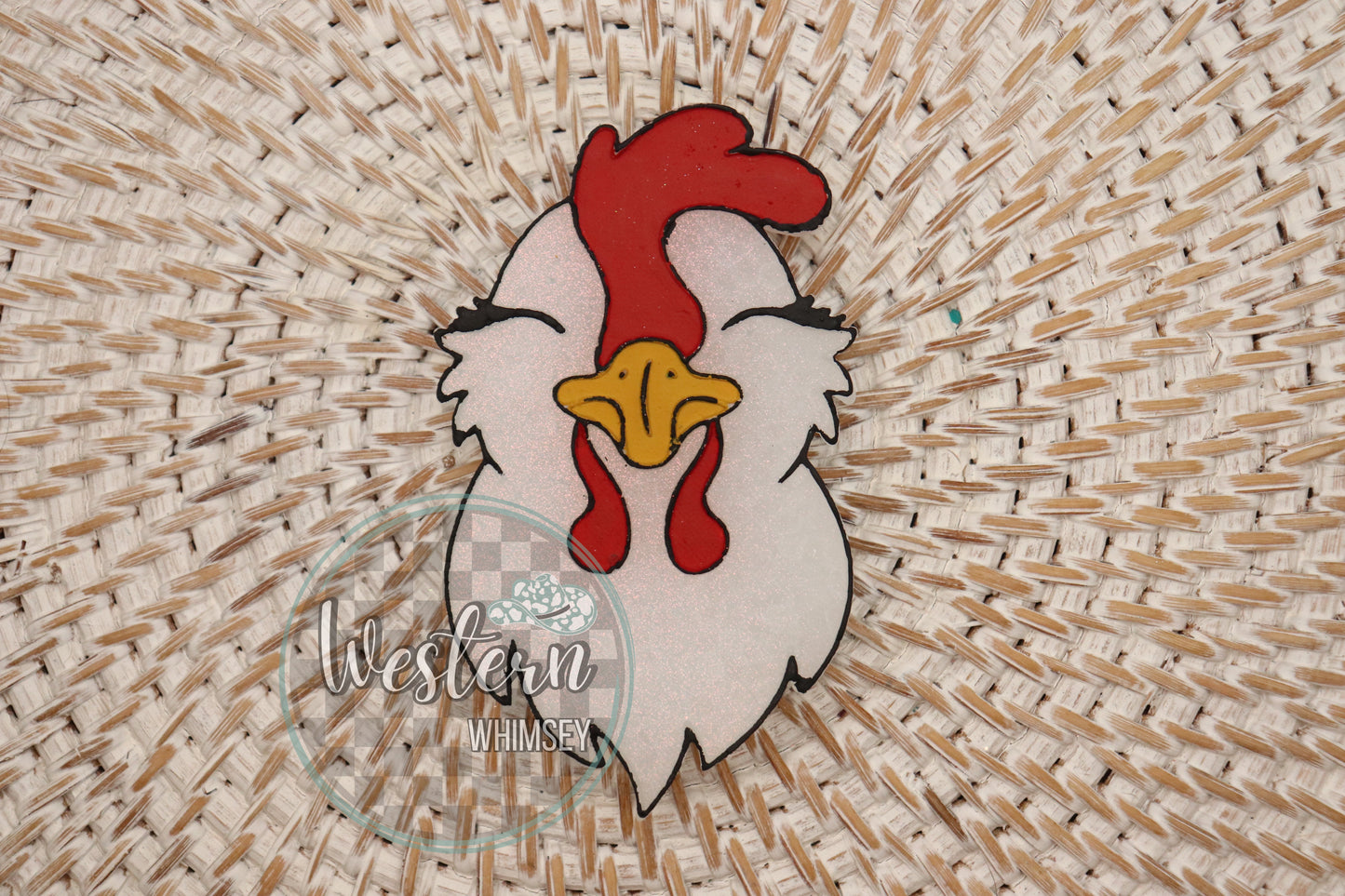Chicken with Lashes Freshie