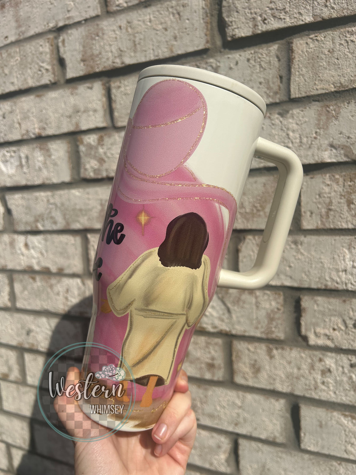 He Left The 99 For Me (Pink) Tumbler