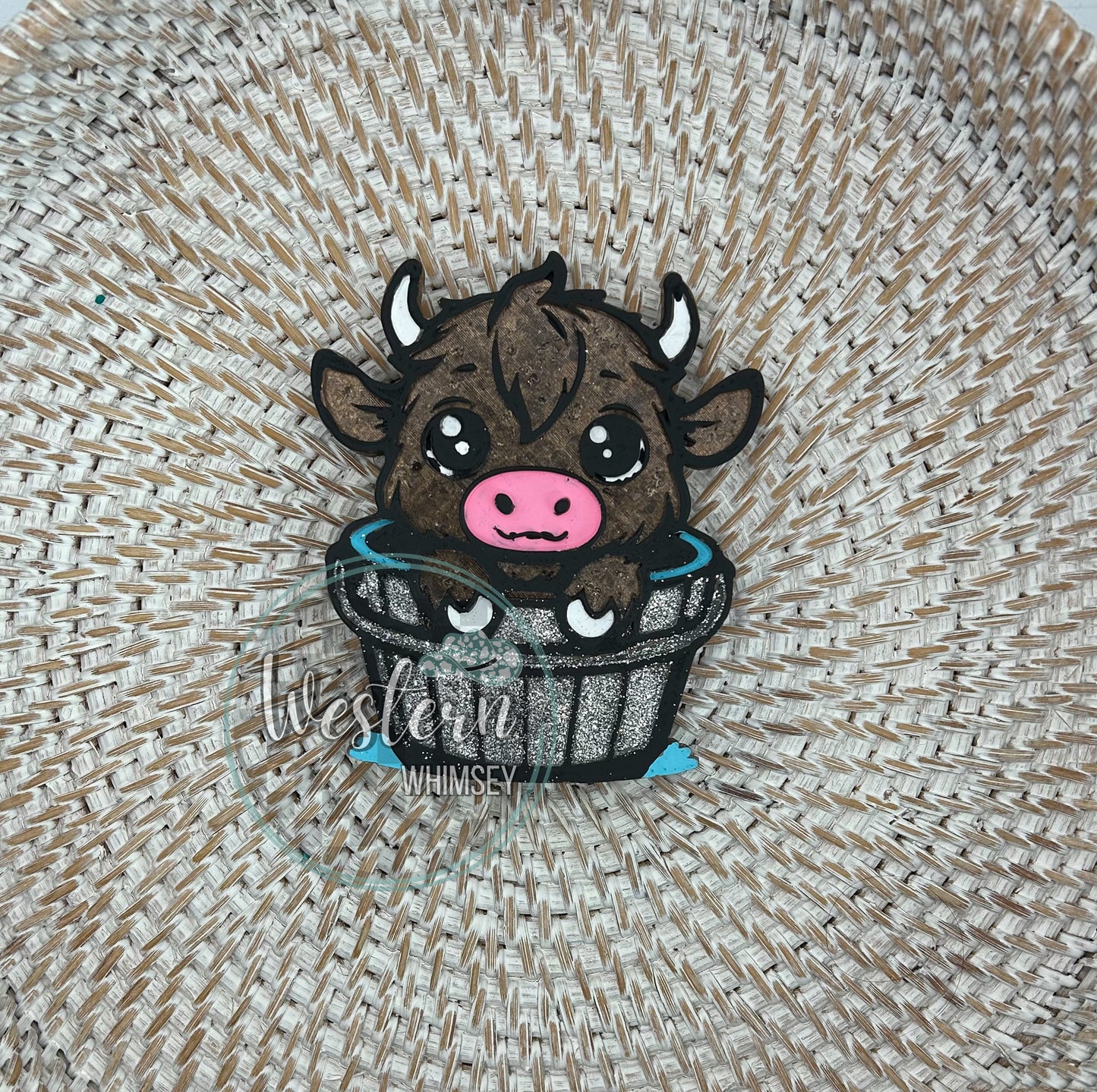Cow in Bucket Freshie