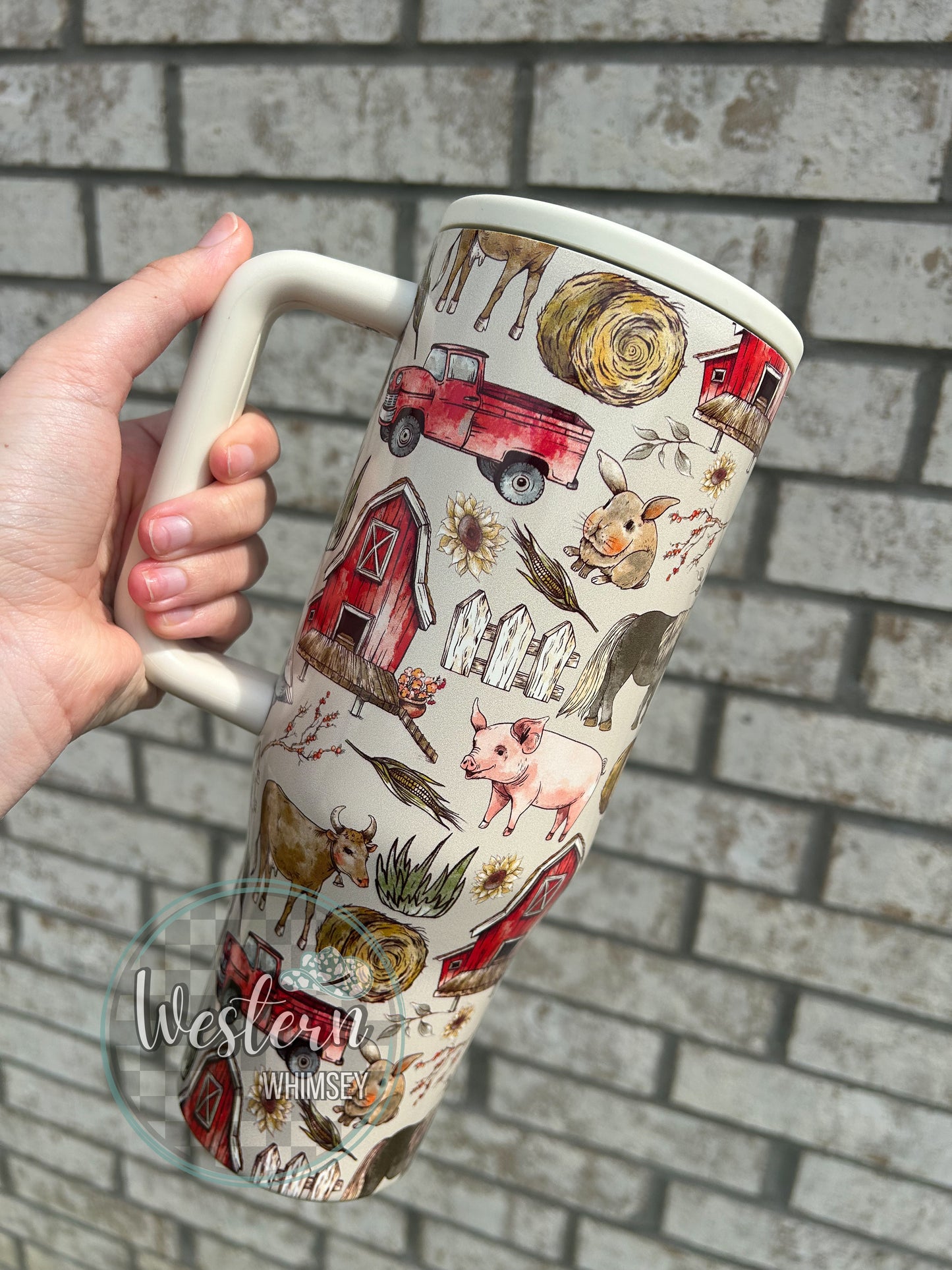 Farm Scene Tumbler