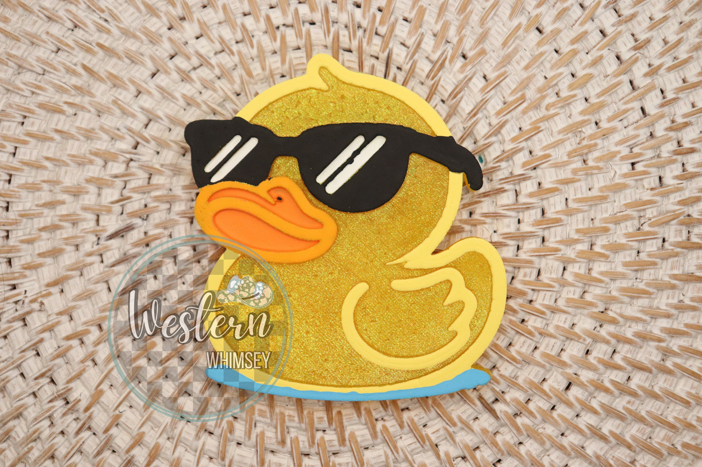 Duck with Glasses Freshie