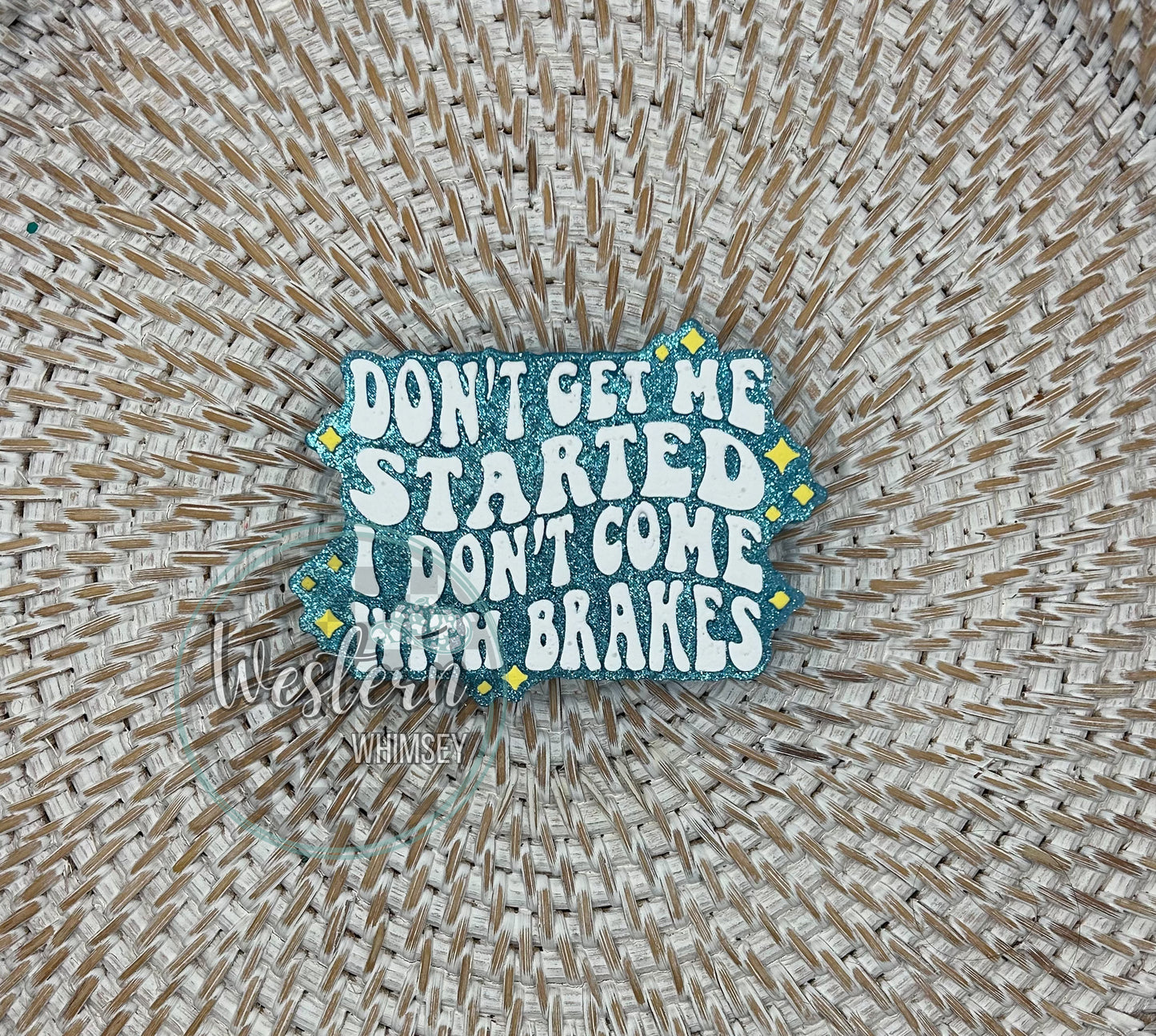 I Don’t Come With Brakes Freshie