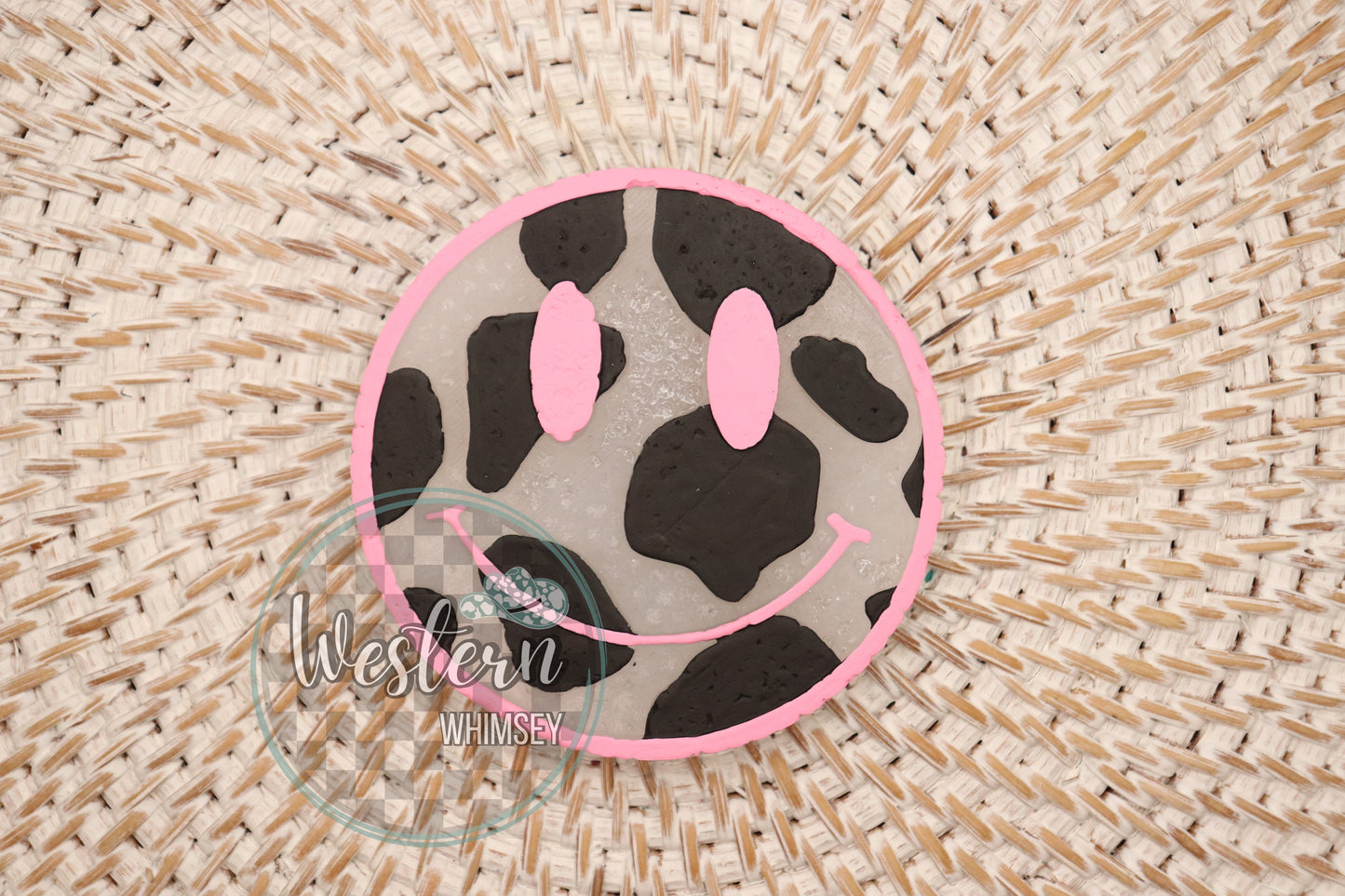 Cow Print Smiley