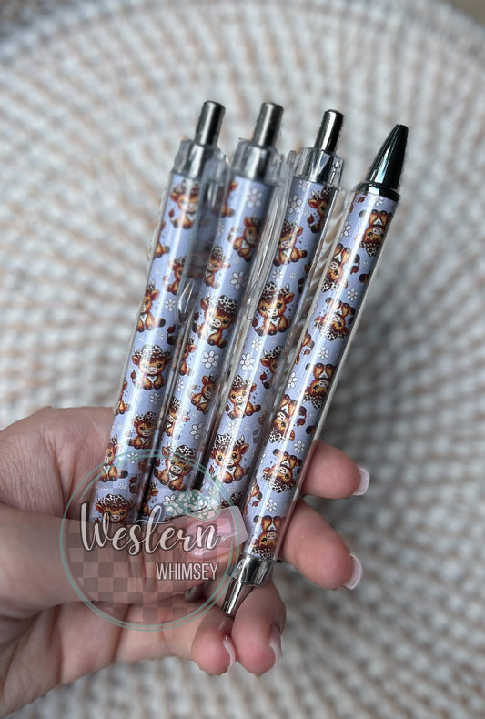 Cutie Cow Printed Pen