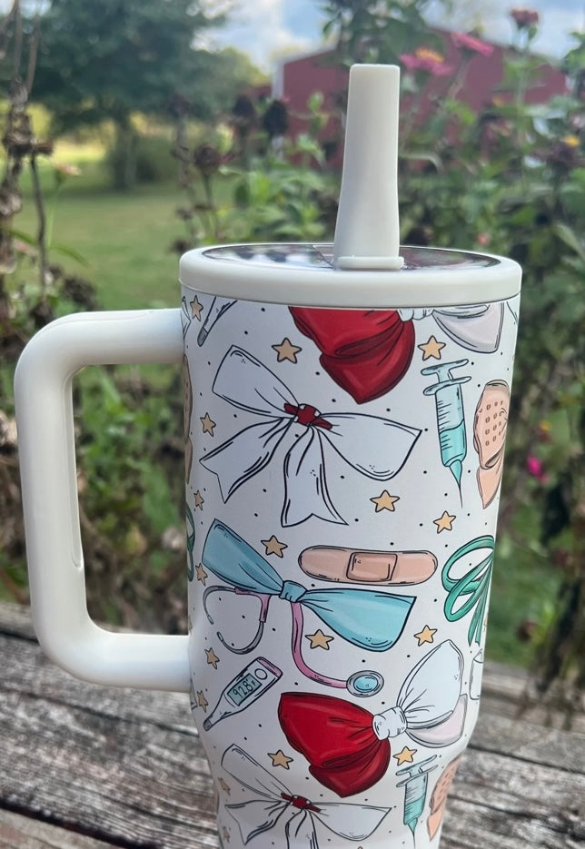 Nurse Bow Tumbler