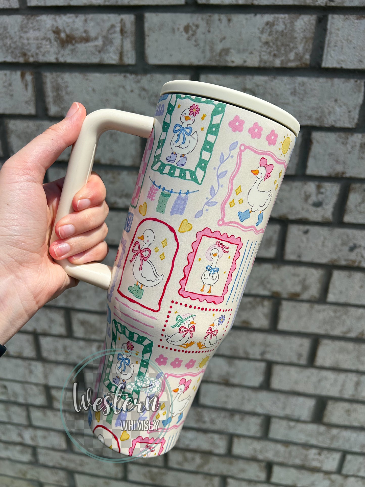 Goose Collage Tumbler