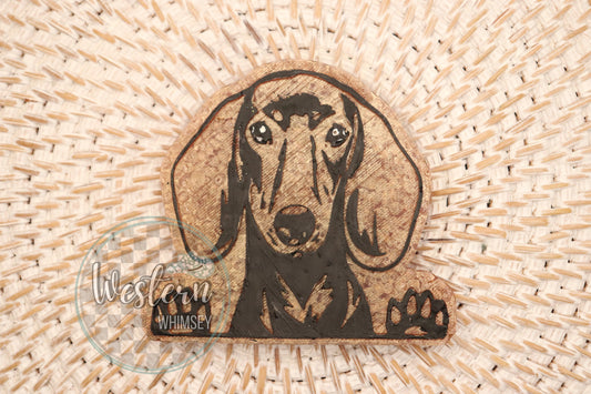 Dachshund W/ Paws Freshie