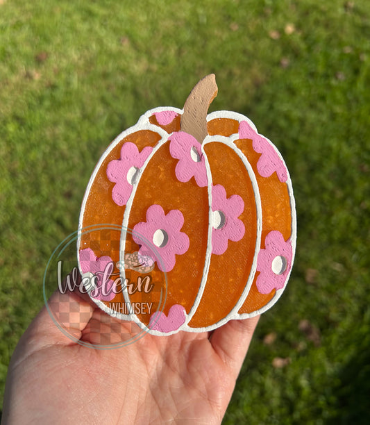 Floral Pumpkin Freshie