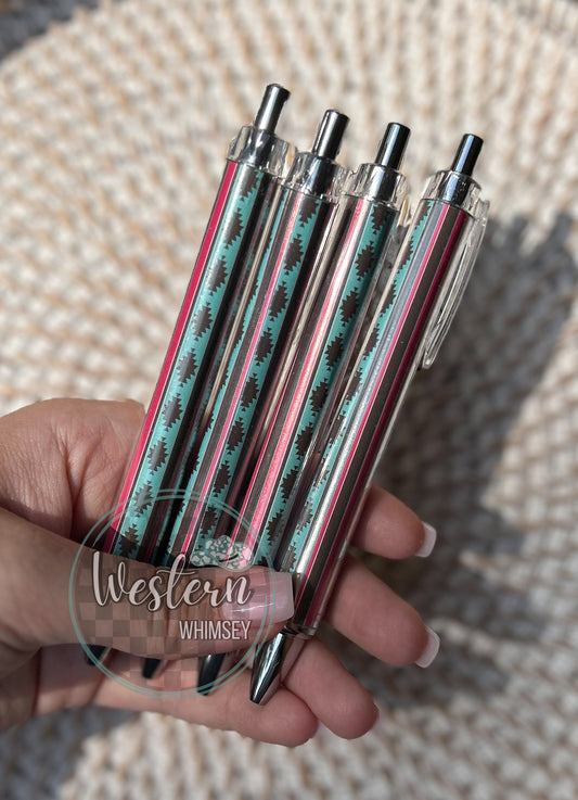 Serape Aztec Printed Pen