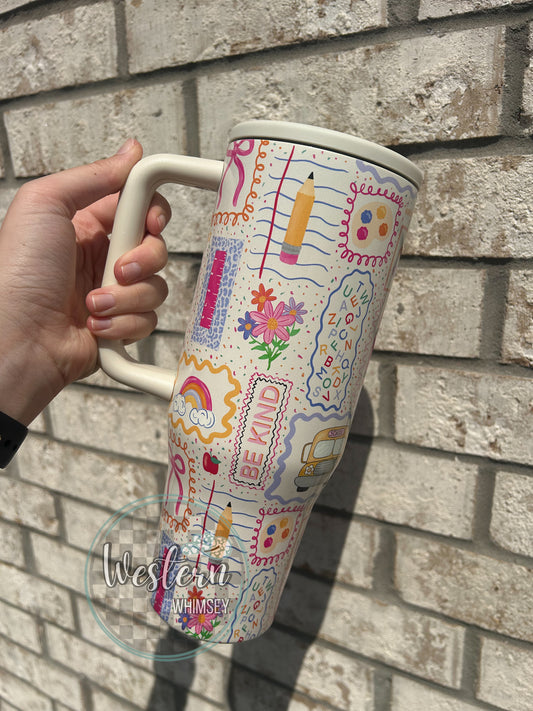 Teacher Drawings Tumbler