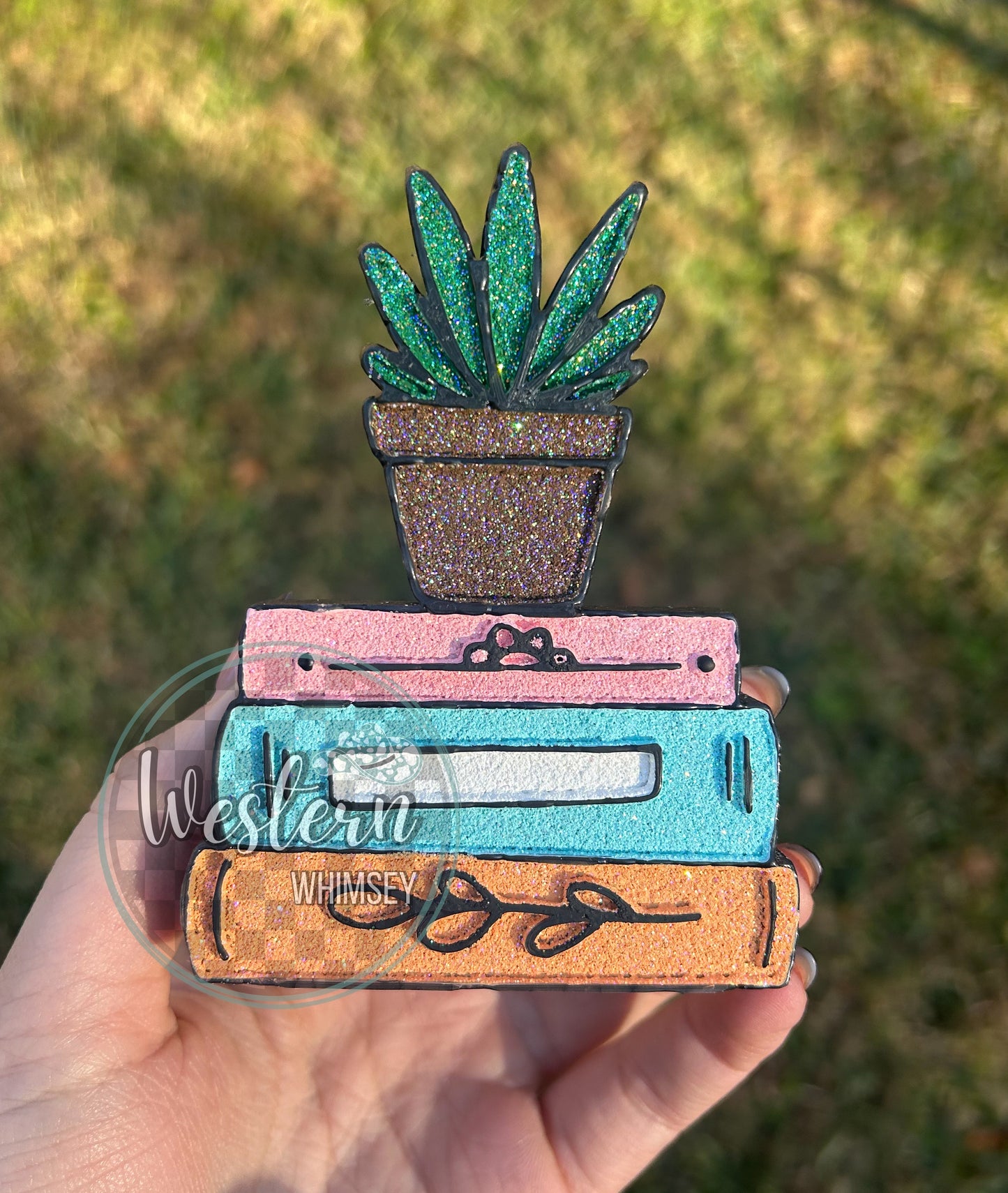 Stacked Books Freshie