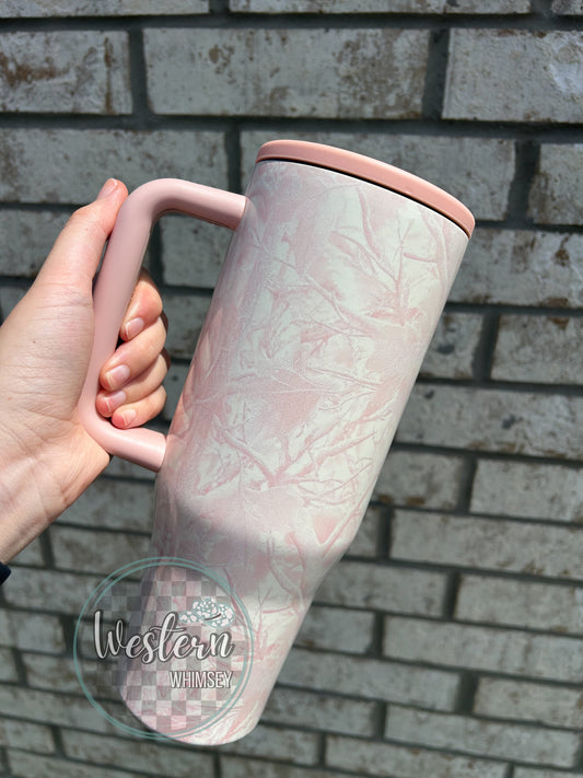 Pink Camo Tumbler