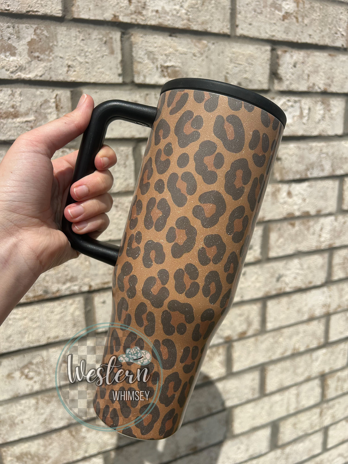 Brown Leopard Tumbler