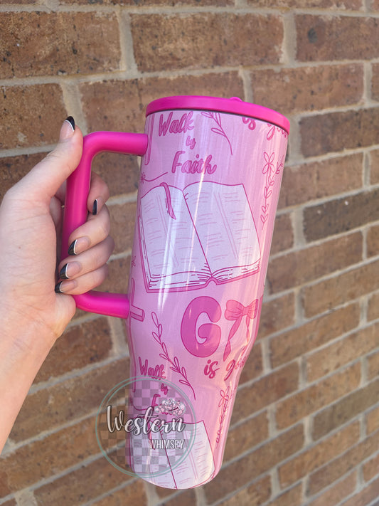 God is Good (Pink) Tumbler