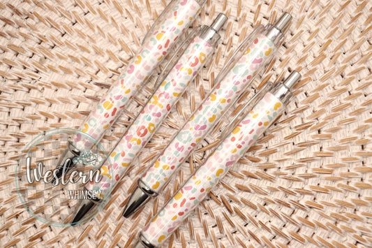 Rainbow Leopard Printed Pen