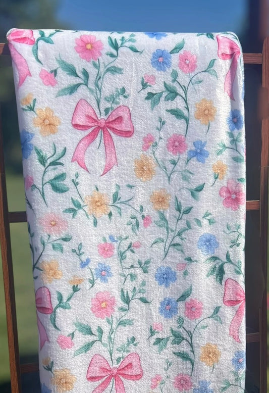 Coquette Floral Blanket