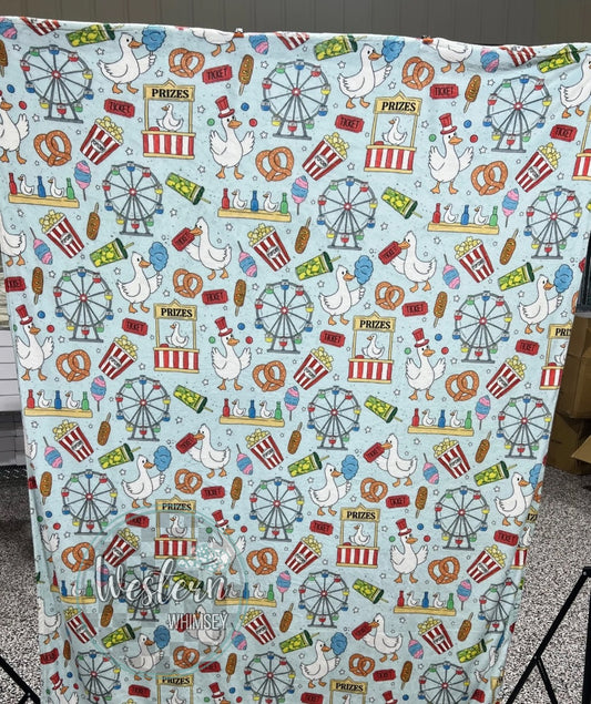 Carnival Goose Blanket