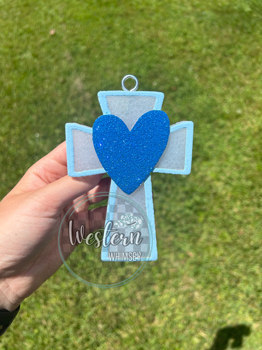 Cross Heart Freshie