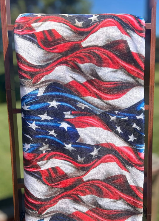 American Flag Blanket