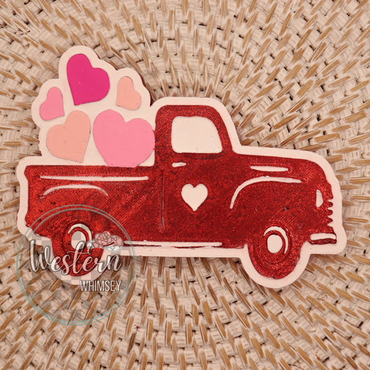 Truck with Hearts Freshie