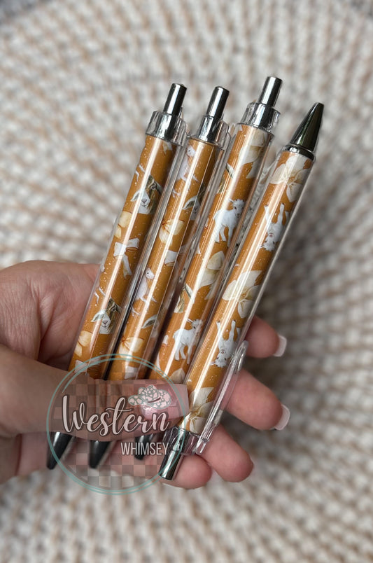 Coquette Goat Printed Pen