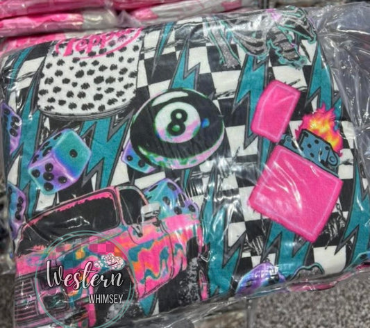 Checkered Western Blanket