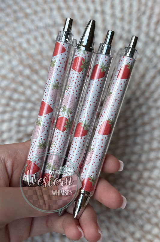 Strawberry Printed Pen