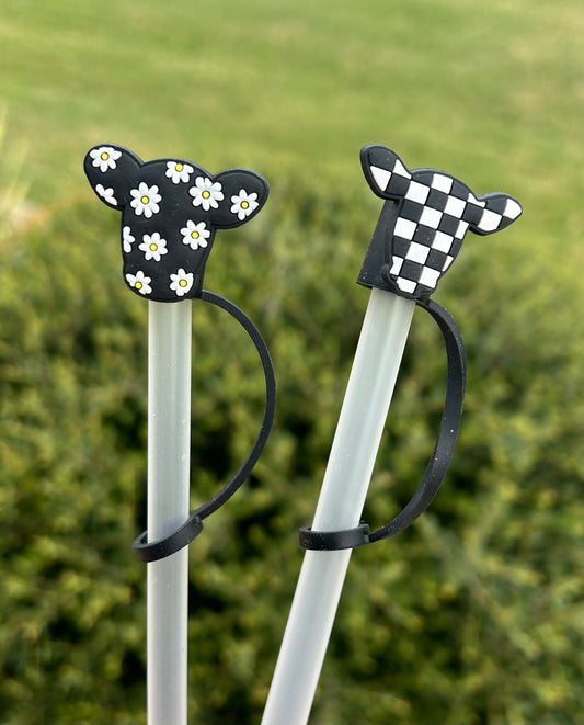 Cow Straw Toppers
