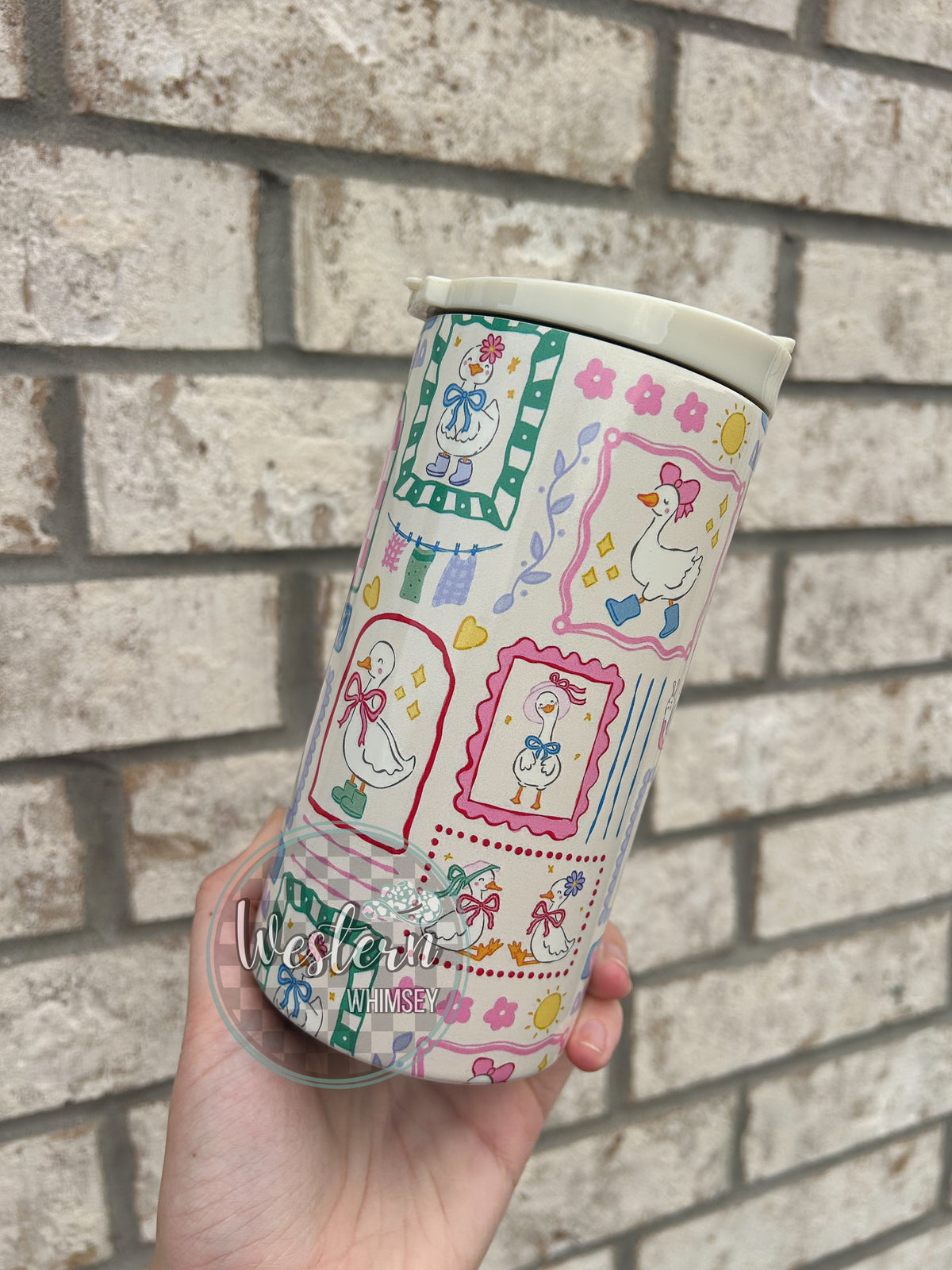 Goose Collage Stainless Steel Insulated Drink Koozie