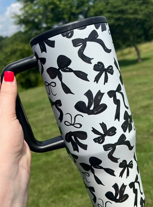 Black Bow Tumbler