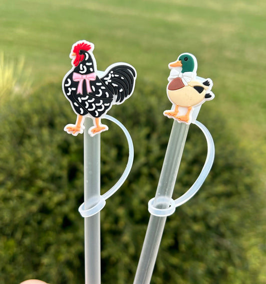 Animal Straw Toppers