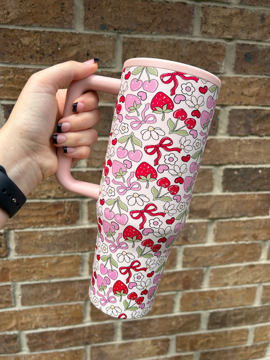 Strawberry Cherry Tumbler