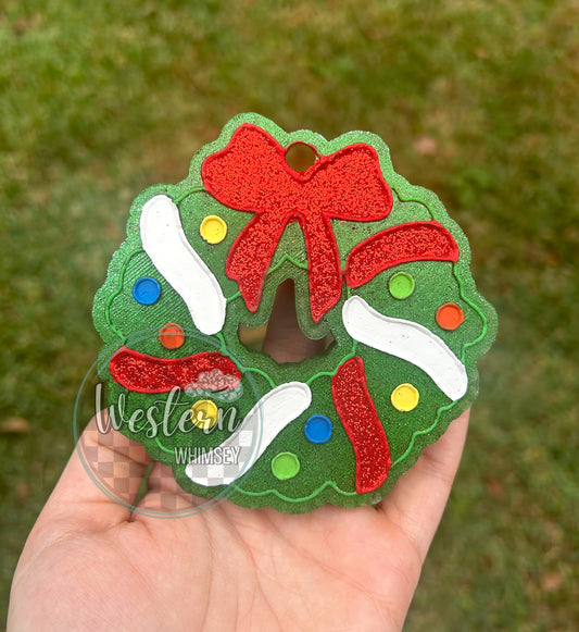Christmas Wreath Freshie