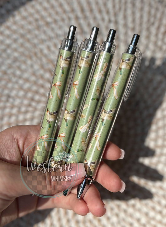 Coquette Ducks Printed Pen